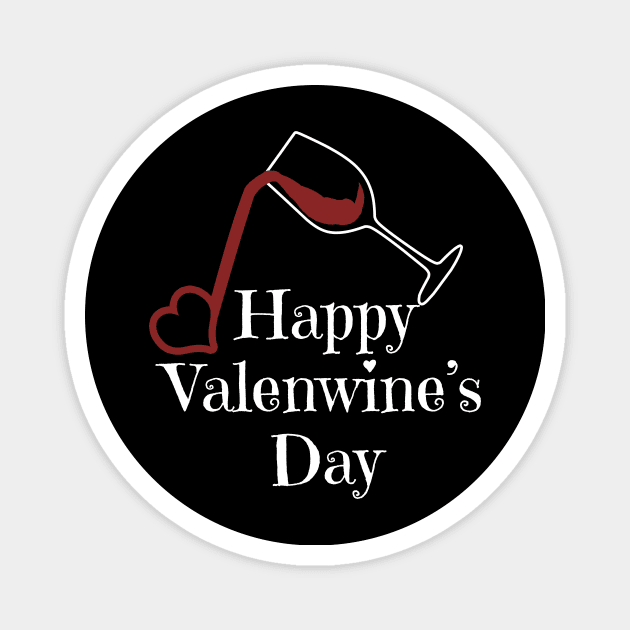 Happy Valenwines Day Magnet by LunaMay